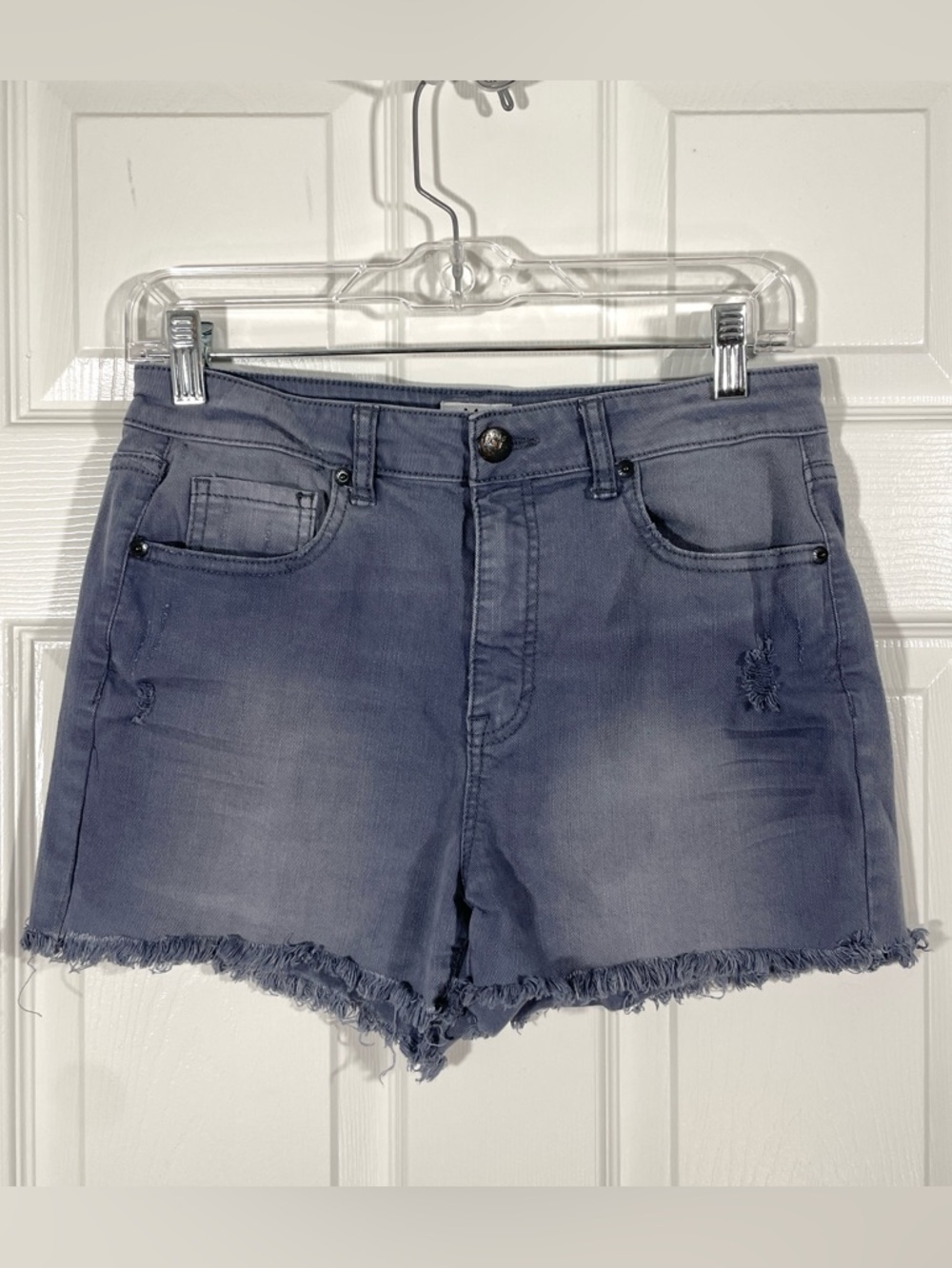 Tokyo Darling Super High Waisted Distressed Denim Shorts Festival grunge